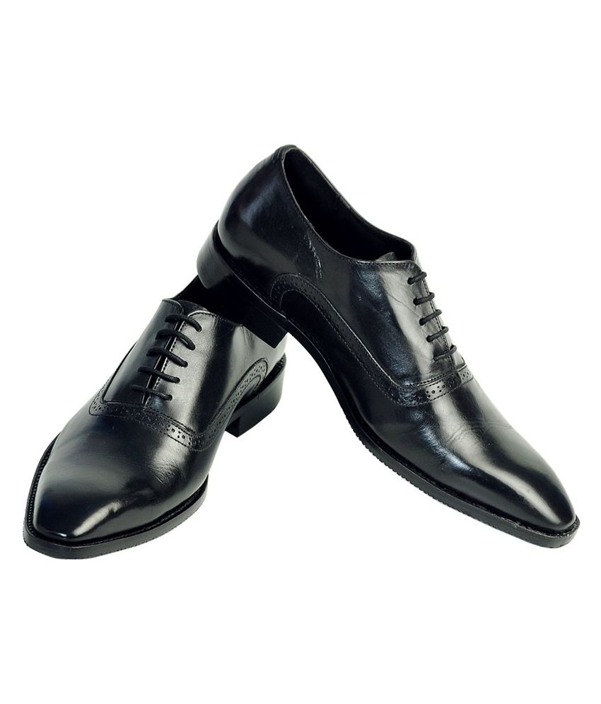 Tomahawk Black Formal Shoes Price in India- Buy Tomahawk Black Formal ...