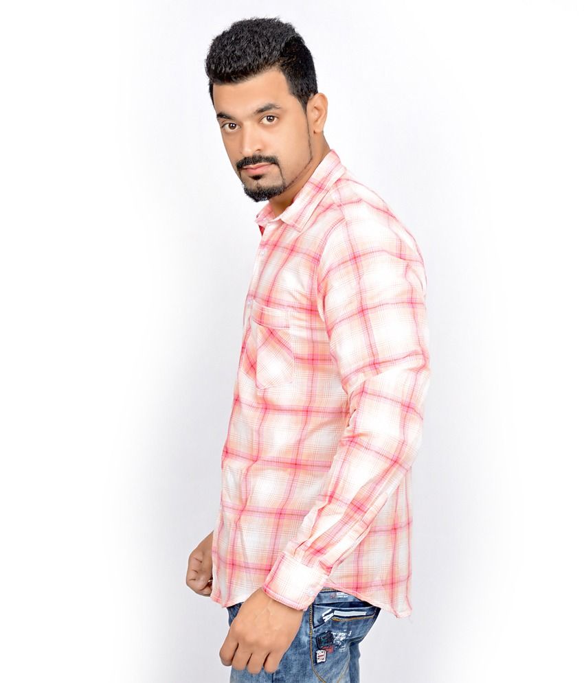 multi color checks shirt