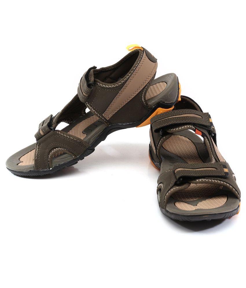sparx green sandals