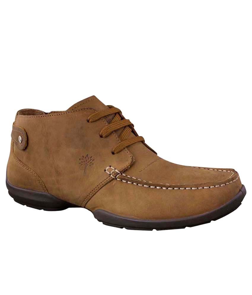 Woodland Brown Casual Shoes