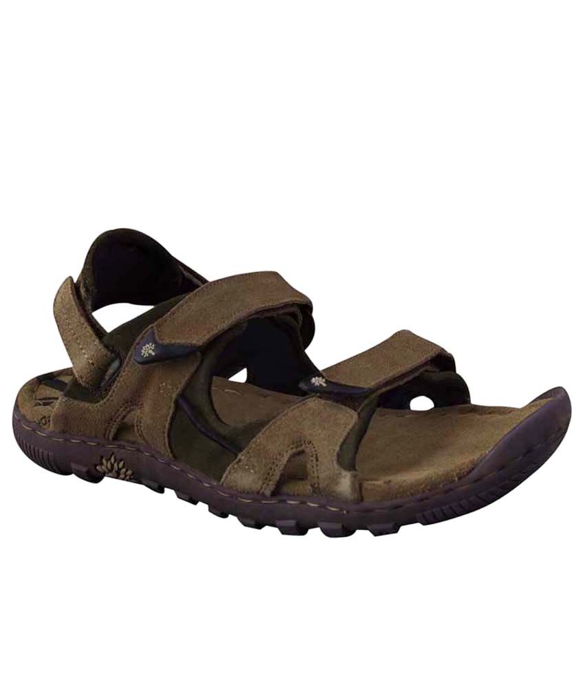 woodland khaki sandals