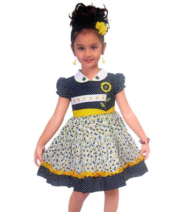 Dallie Fancy Cotton Frock - Buy Dallie Fancy Cotton Frock Online at Low Price - Snapdeal