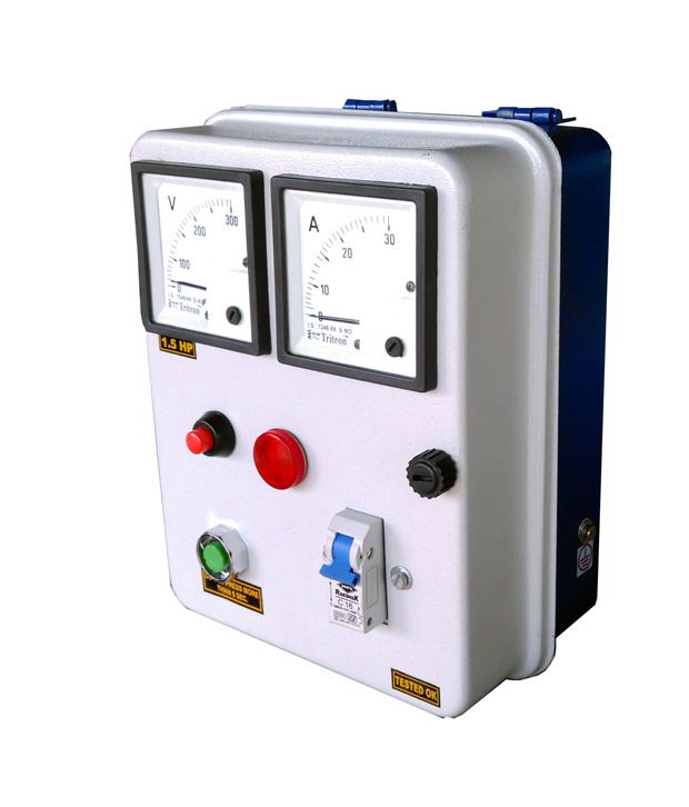 Buy Omkar 1.5 Hp Borewell Submersible Pump Panel Board Single Phase