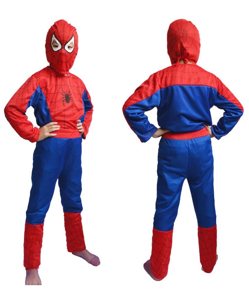 Spiderman Costume Fancy Dress Outfit Suit Mask For Children - Buy Spiderman  Costume Fancy Dress Outfit Suit Mask For Children Online at Low Price -  Snapdeal