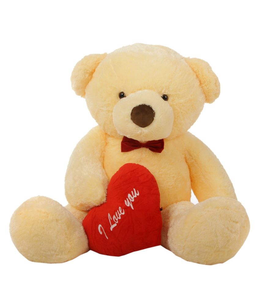 peach color teddy bear