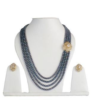 black pearl necklace chandrani pearls