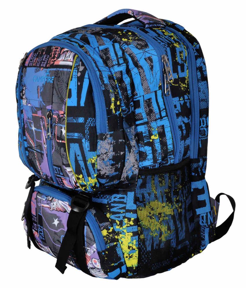 Campfire Bravo Ultra Blue And Black Backpack - Buy Campfire Bravo Ultra ...