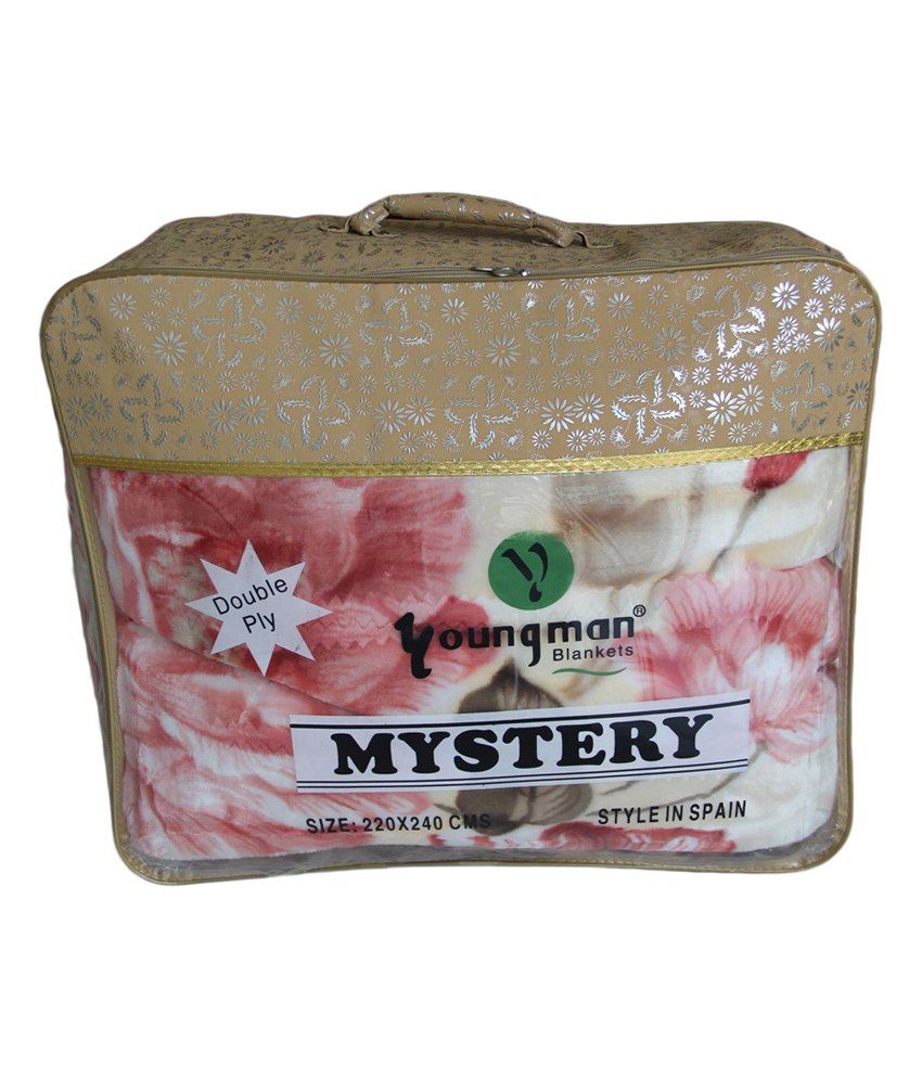 Youngman Mystery Grey Floral Blanket Buy Youngman Mystery Grey Floral Blanket Online at Low