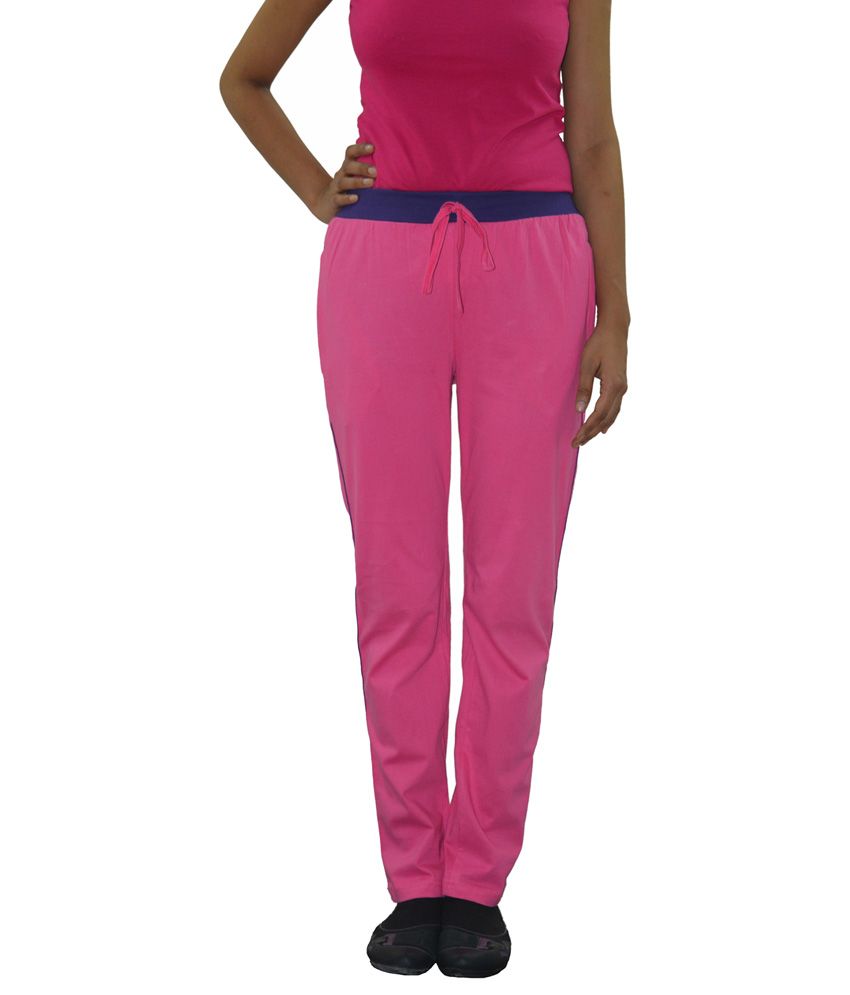 hot pink track pants