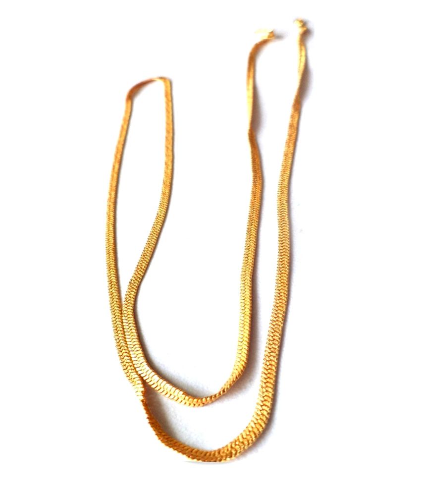 J S Imitation Gold Plated Chain Combo Of 6 Pack Buy J S Imitation