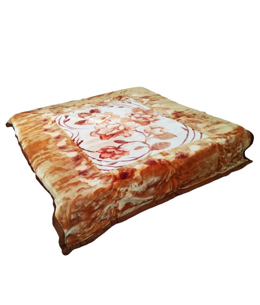 JK Handloom Double Ply Korean Mink Blanket Reversible Ultra Soft Heavy