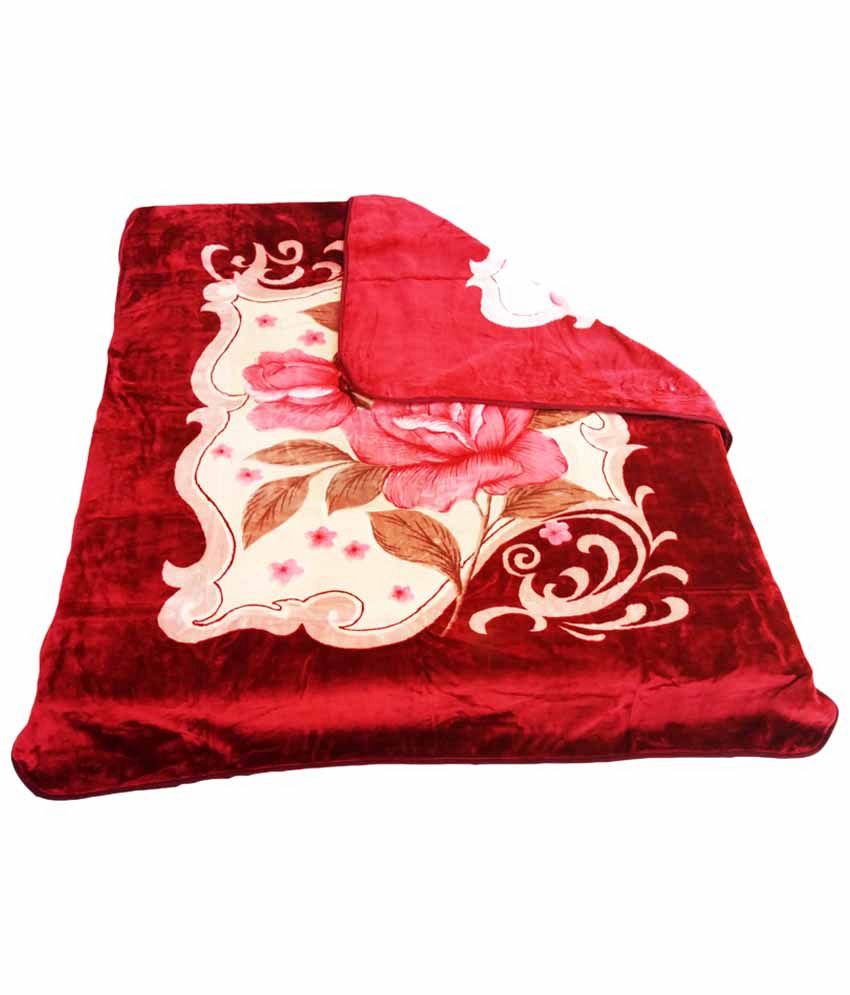 JK Handloom Korean Mink Blanket Reversible Ultra Soft Heavy Double Bed ...