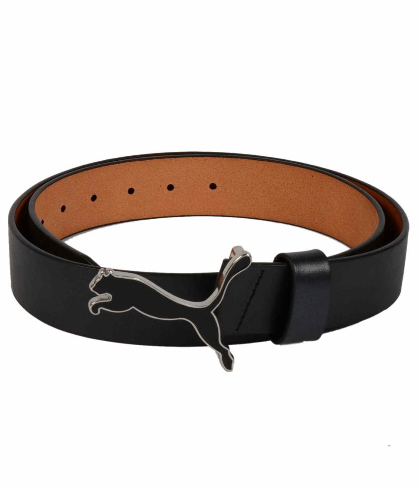 puma leather belt