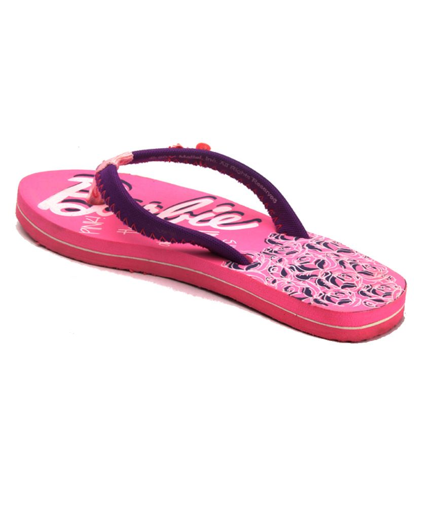 barbie slippers pink