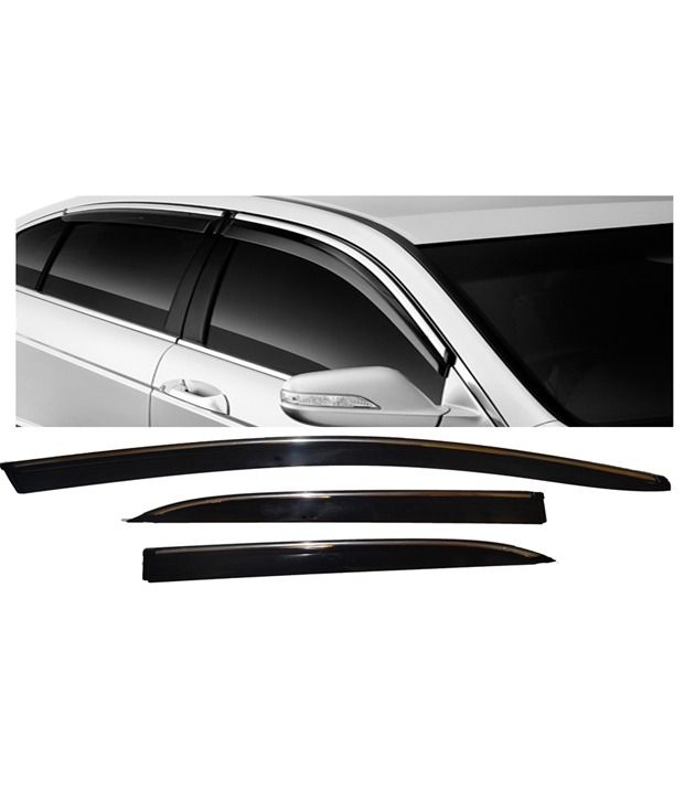 Car Point Honda Amaze Silver Line Door Visor Price In India Buy