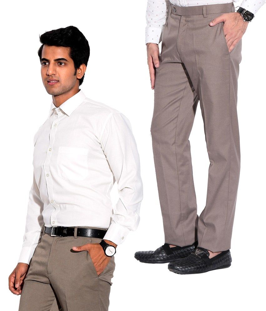 two piece trouser and shirt