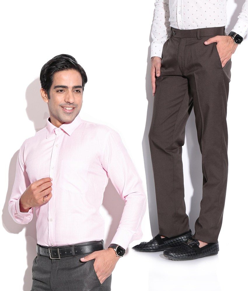 two piece trouser and shirt