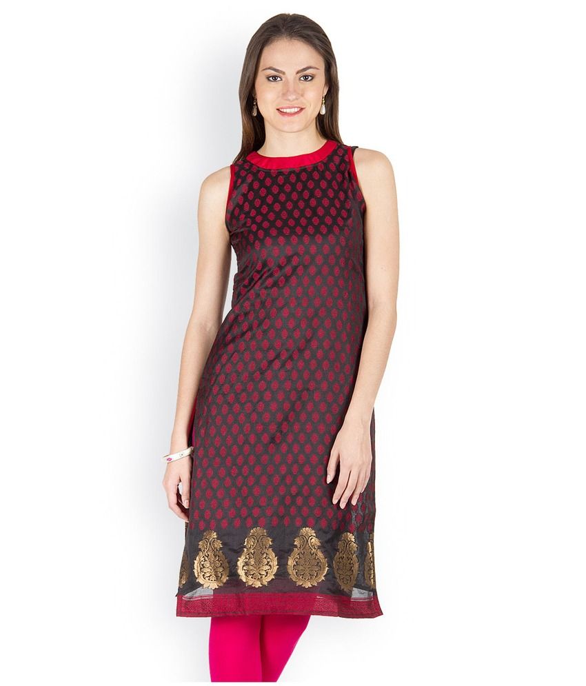 banarasi kurti neck design