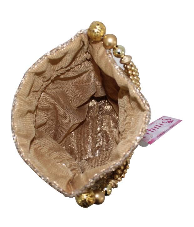 golden potli bag