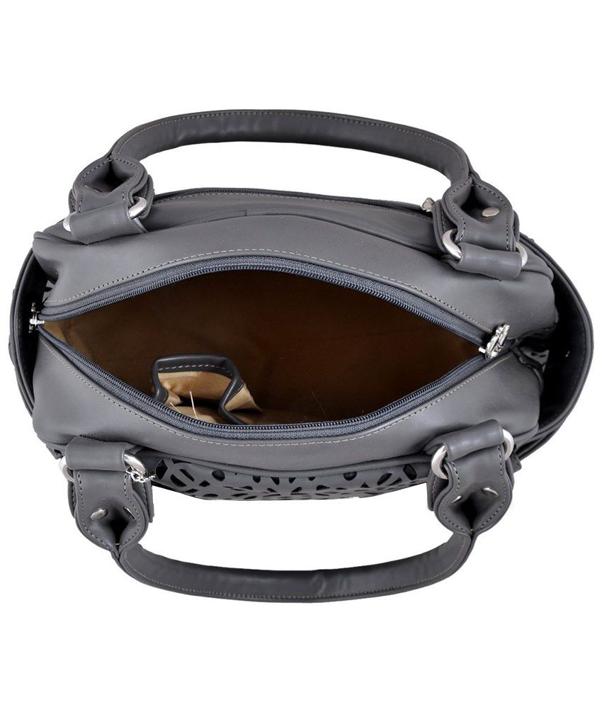 small grey shoulder bag