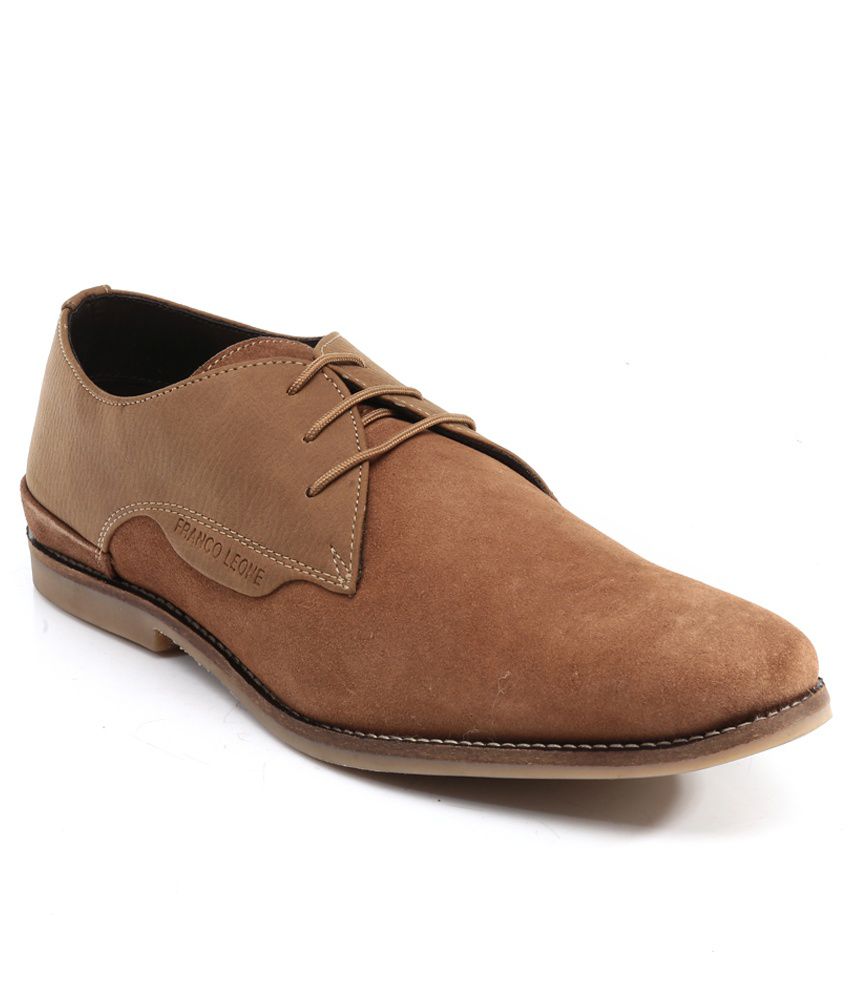 Franco Leone Brown Casual Shoes - Buy Franco Leone Brown Casual Shoes ...