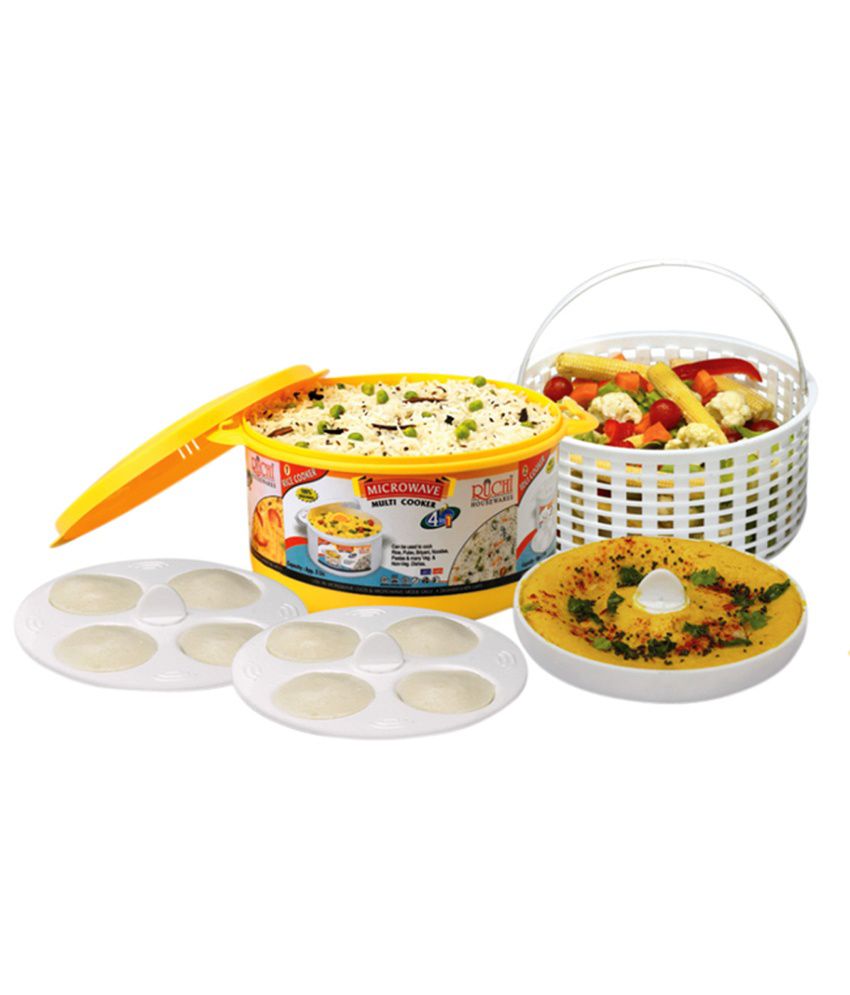 Ruchi Houseware Plastic Microwave Multi Cooker (4 Pieces): Buy Online