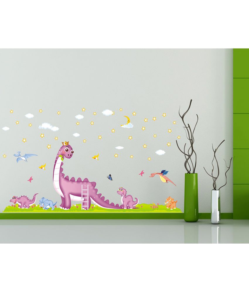     			Asmi Collection Pvc Wall Stickers Wall Decals Dinosaurs For Kids Room