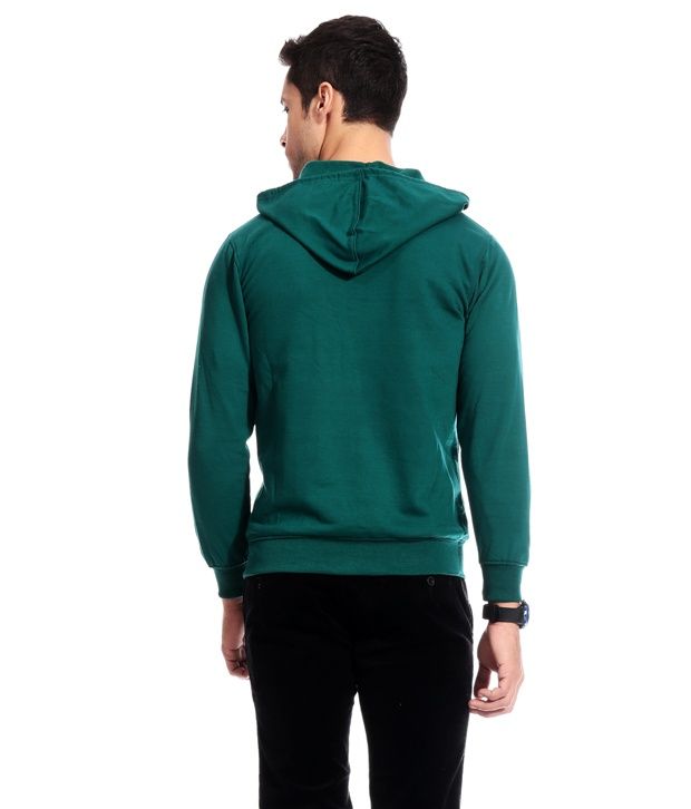 men's hooded cotton blend sweatshirt