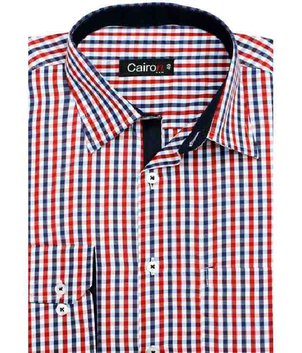 women's red and white checkered shirt