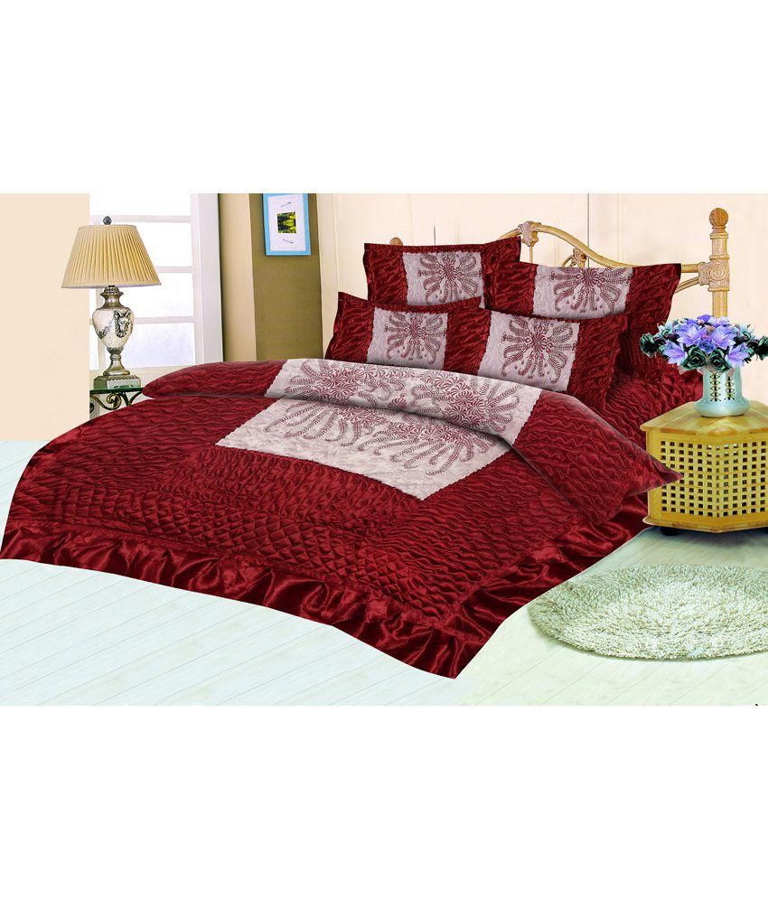 wedding bed sheet set india