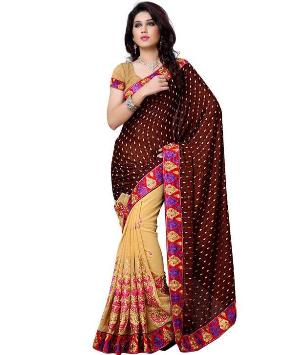 party wear sarees snapdeal