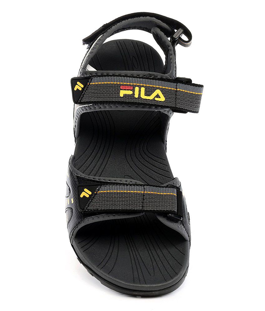  FILA  BLACK SANTANA Floater Sandals  Buy FILA  BLACK 