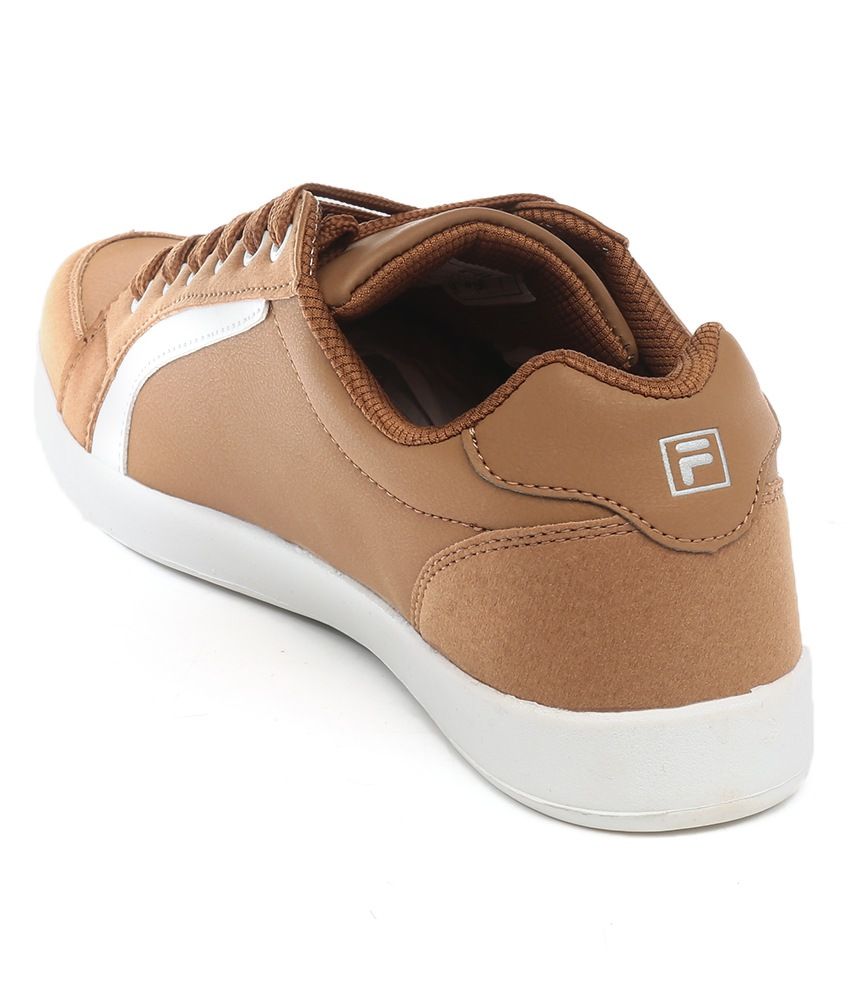 fila sneakers tan