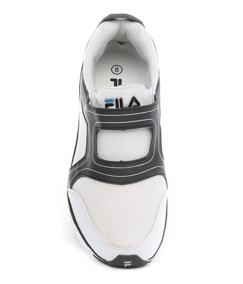 fila white rubber shoes