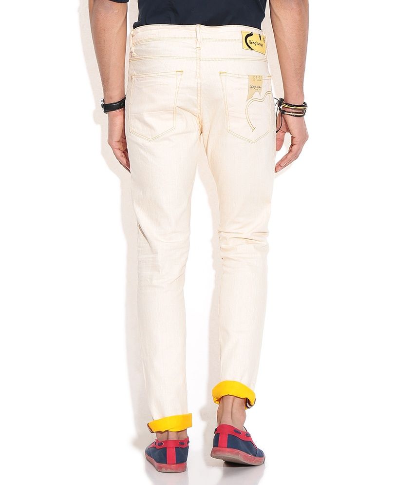 being human white jeans