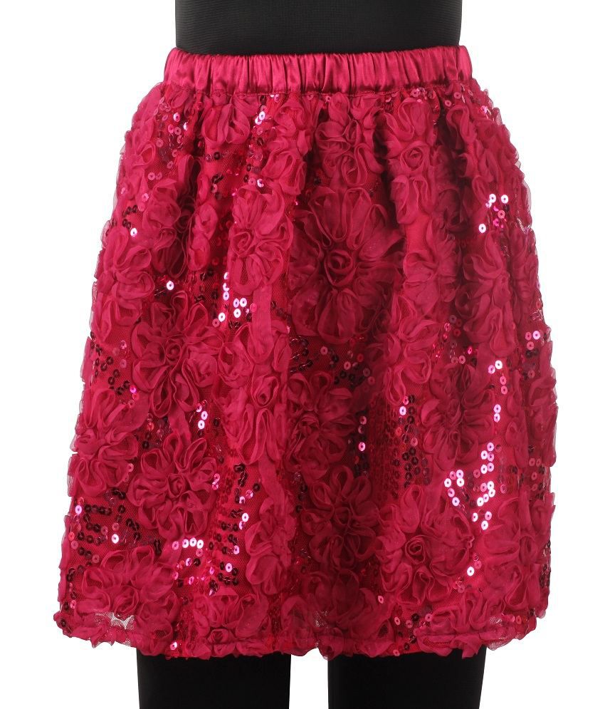 Karyn Flower Embroidered Skirt For Kids - Buy Karyn Flower Embroidered ...