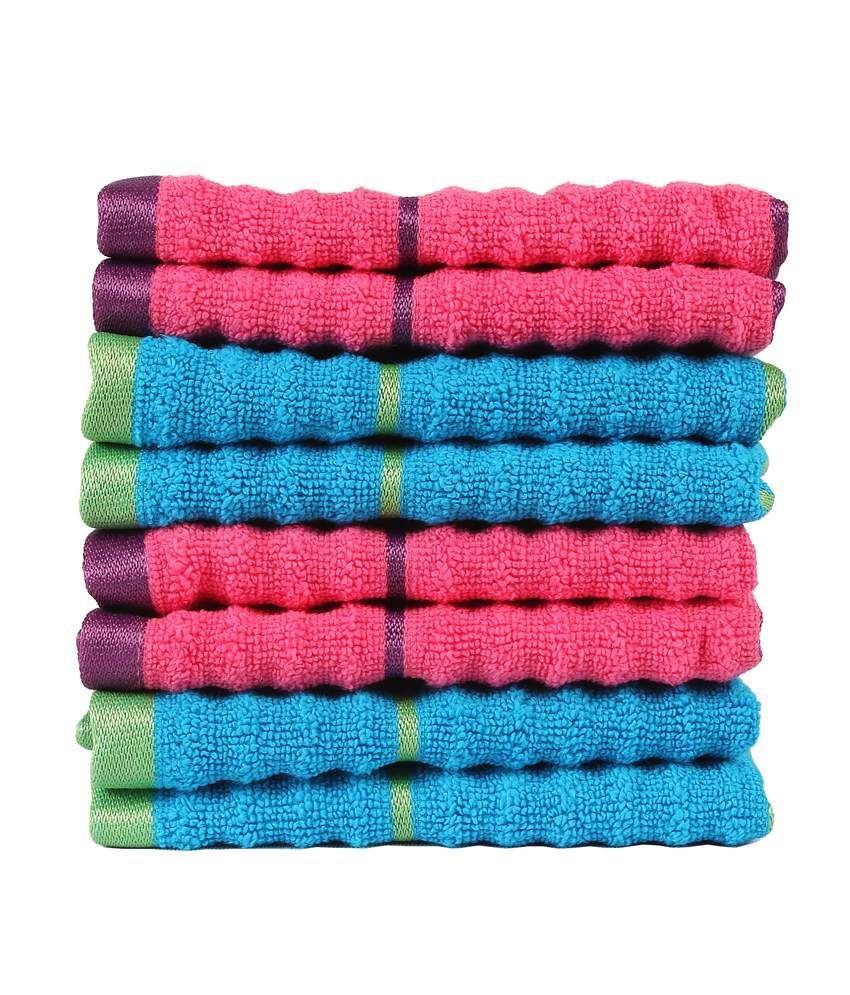 Casa Copenhagen Linea Ribbed Zero Twist Honey Suckle & Hawaiin Ocean 8