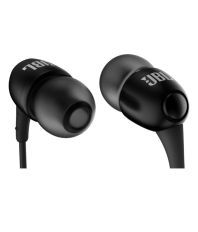 JBL T100A In-Ear Earphones With Mic (Black)