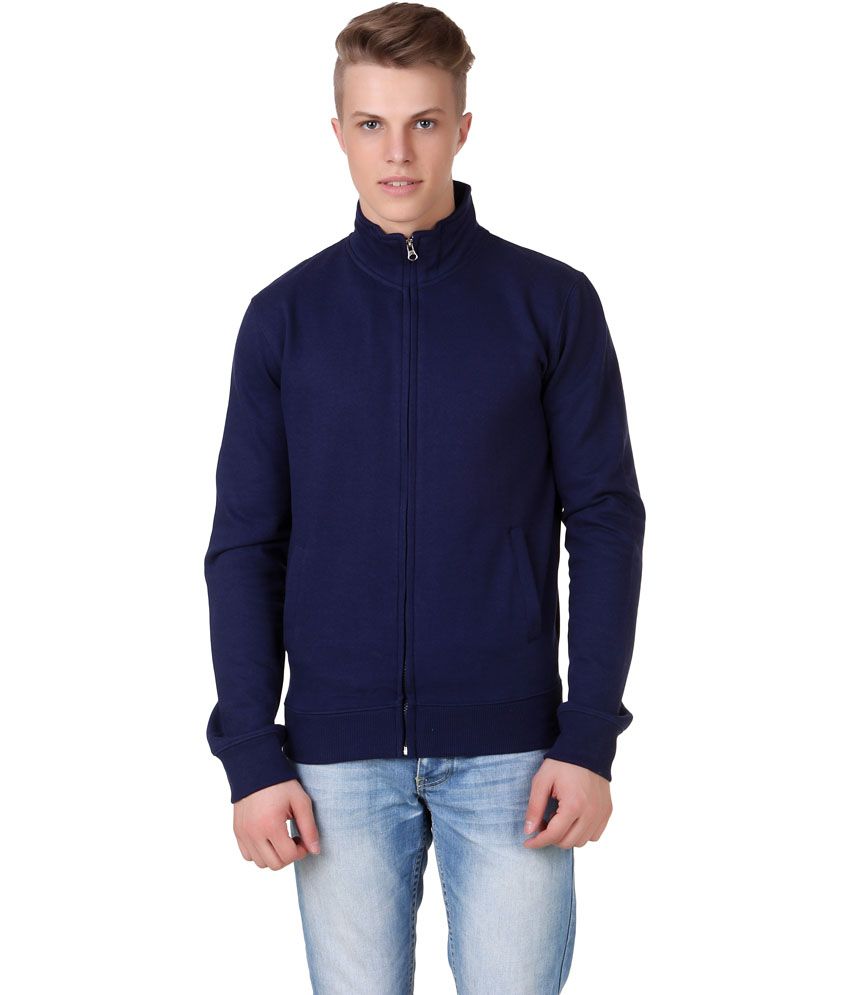 Aventura Outfitters Navy Cotton Blend Casual Full Sleeves Jackets For ...