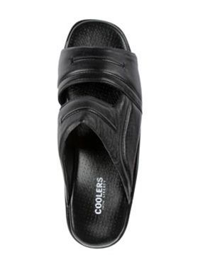 liberty coolers men's black slippers