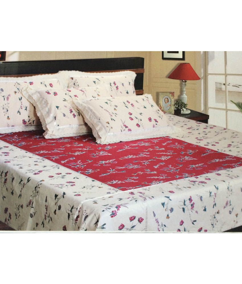 Elan Dreams Cotton Printed Designer Bed Sheet Buy Elan Dreams Cotton Printed Designer Bed Sheet Online At Low Price In India Snapdealcom