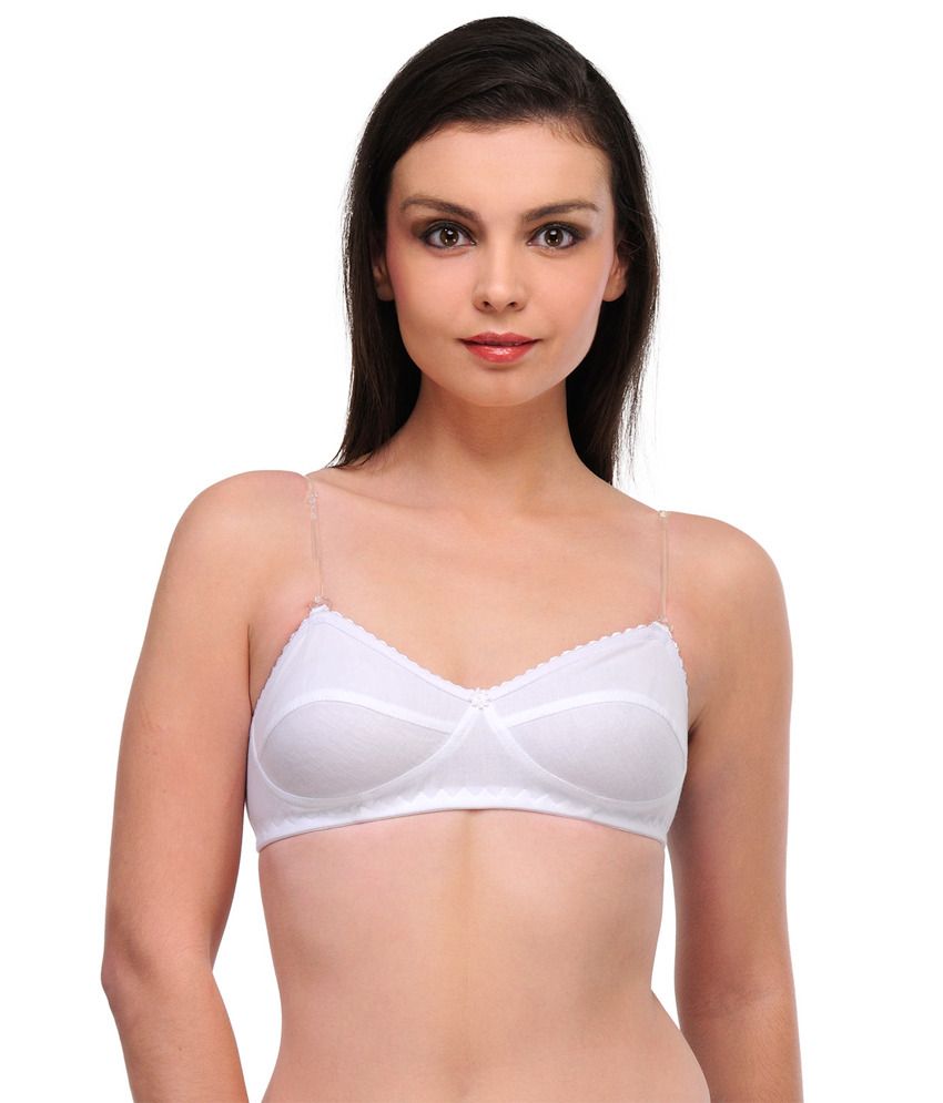 Buy Oleva White Cotton Bra Online at Best Prices in India Snapdeal