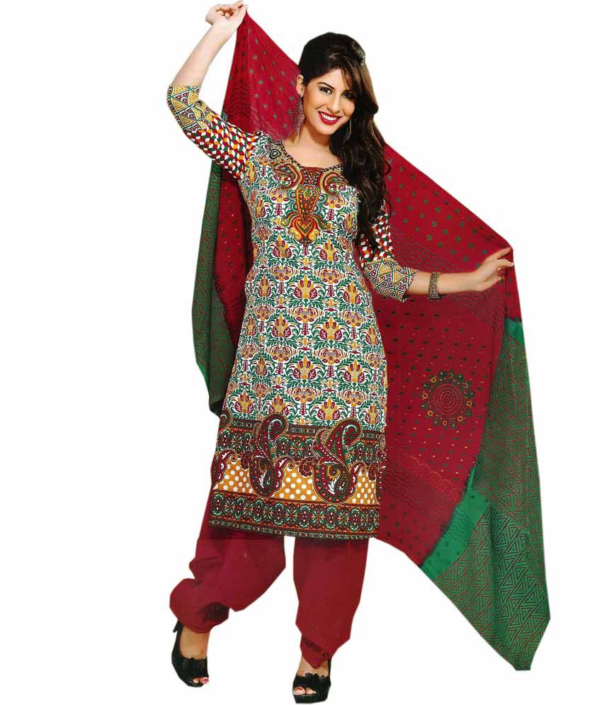 Shiva Collections Printed Woolen Salwar Suits - Buy Shiva Collections Printed Woolen Salwar 