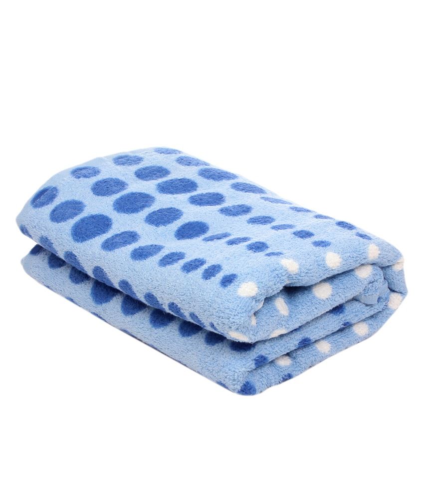 Bombay Dyeing Single Cotton Bath Towel - Blue - Buy Bombay Dyeing ...