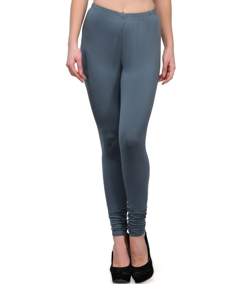 Ffu Women's Cotton Dark Grey Legging 