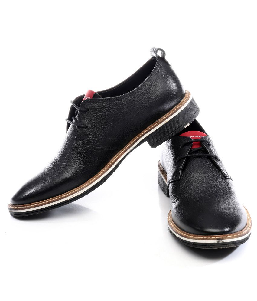 High Sierra Black Boat Style Shoes 