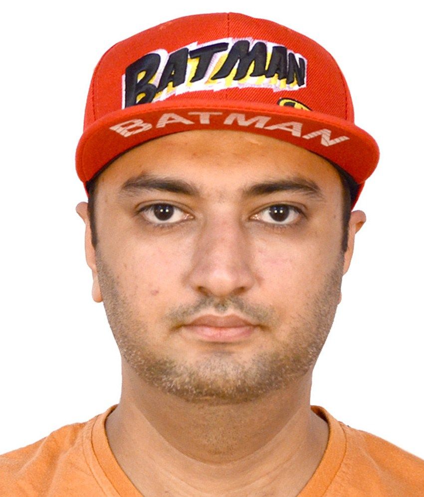 M/S Merchant Eshop Batman Red Color Hip Hop Cap - Buy Online @ Rs. |  Snapdeal