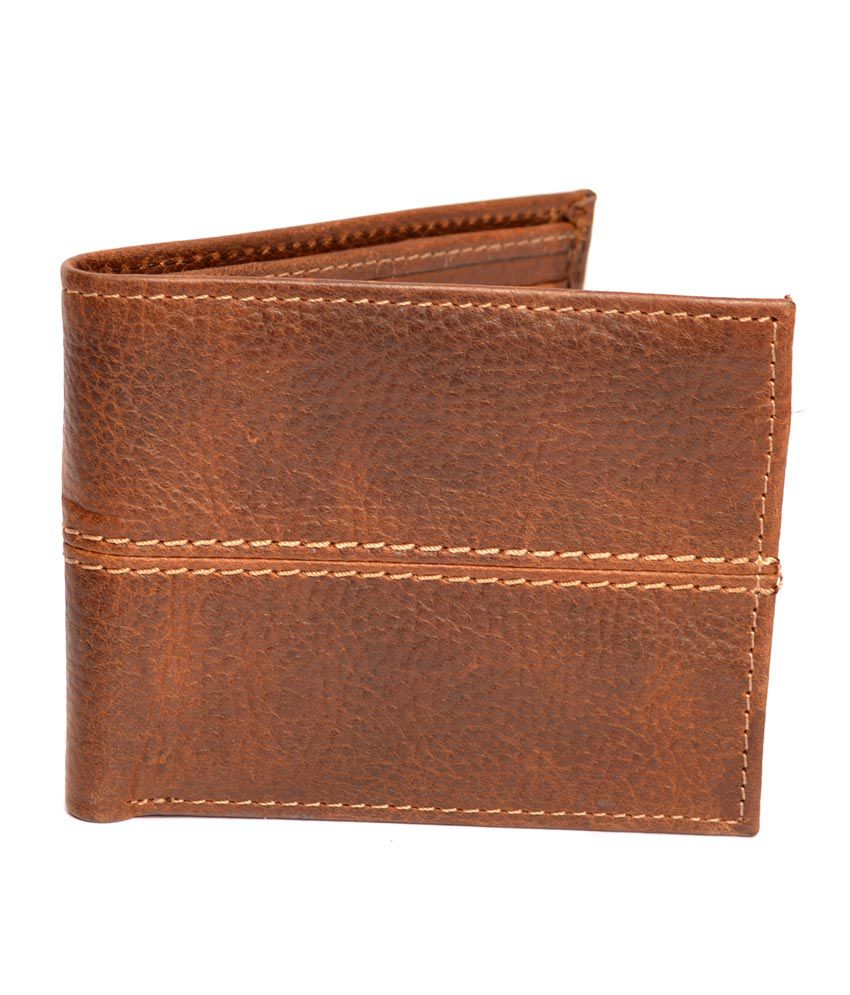 Faded Glory Genuine Antique Quality Leather Bi Fold Wallet: Buy Online ...