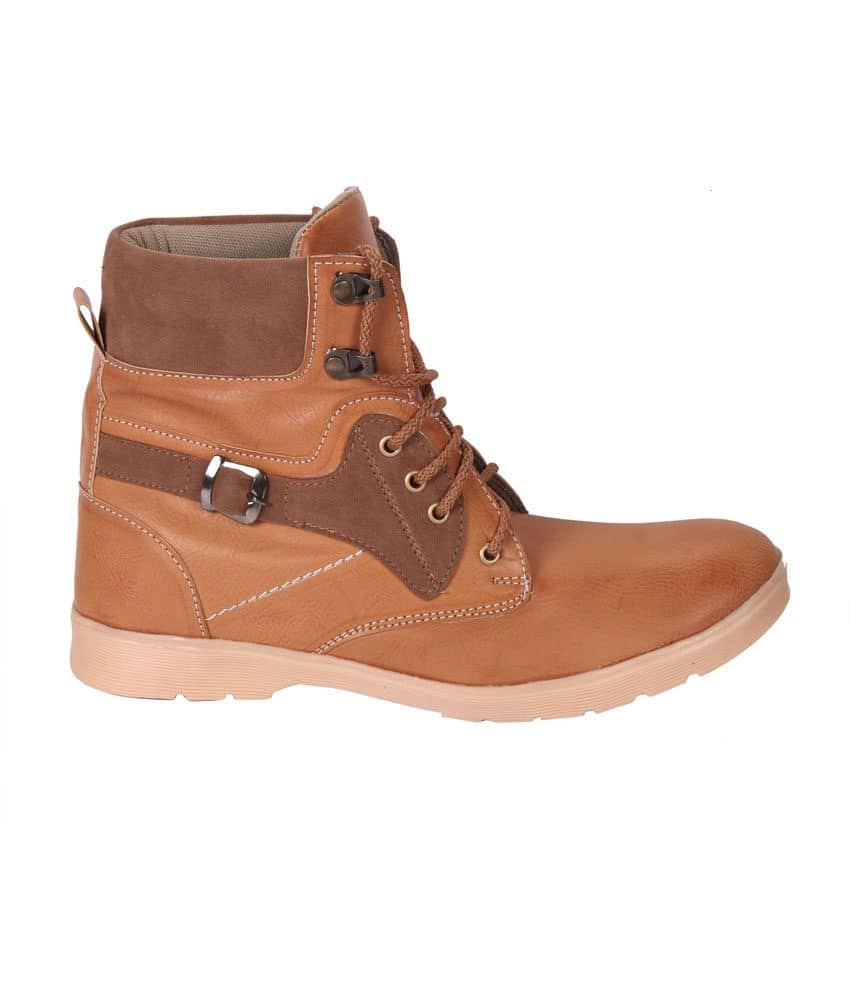 tan lace booties