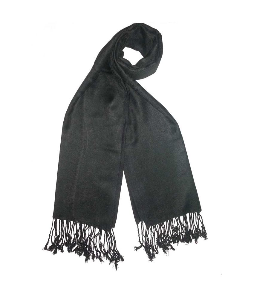 Beersons Black Fashionable Cotton Stole: Buy Online at Low Price in ...